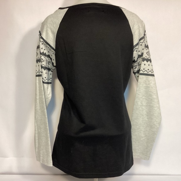 Misslook Harley-Davidson long sleeve graphic Tee  Womens size medium - Picture 5 of 8